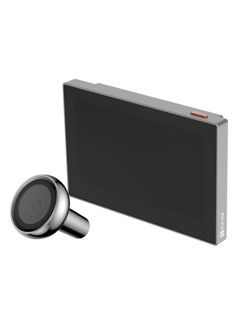 EZVIZ Digital Door Viewer Camera with LCD Display Screen, Wire-Free Peephole HP2 -SILVER  - Image 3