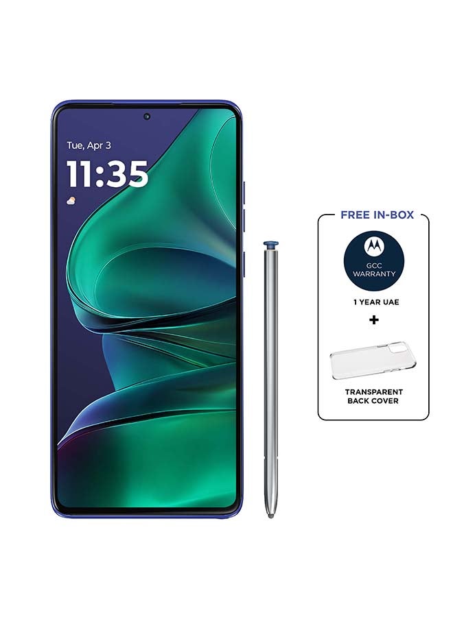 Motorola Edge 60 Stylus 5G Dual SIM PANTONE Surf the web (Blue) 8GB RAM 256GB - Middle East Version  - Image 2
