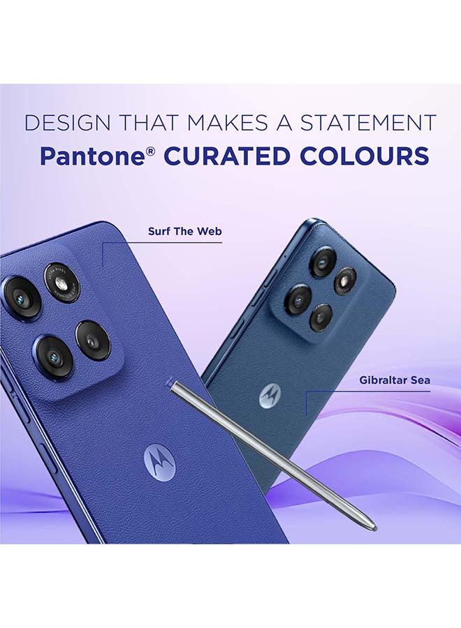 Edge 60 Stylus 5G Dual SIM PANTONE Surf the web (Blue) 8GB RAM 256GB - Middle East Version