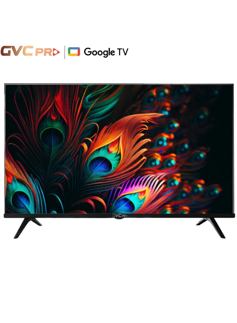 55 Inch Google TV Smart TV 4K with Built‑in Receiver, Free Wall Mount and Smart Remote Control, 4K UHD Screen Resolution, HDMI & USB Ports, Wi‑Fi Connectivity, Netflix YouTube Shahid and More Supported Apps GVC-55GOG901 BLACK