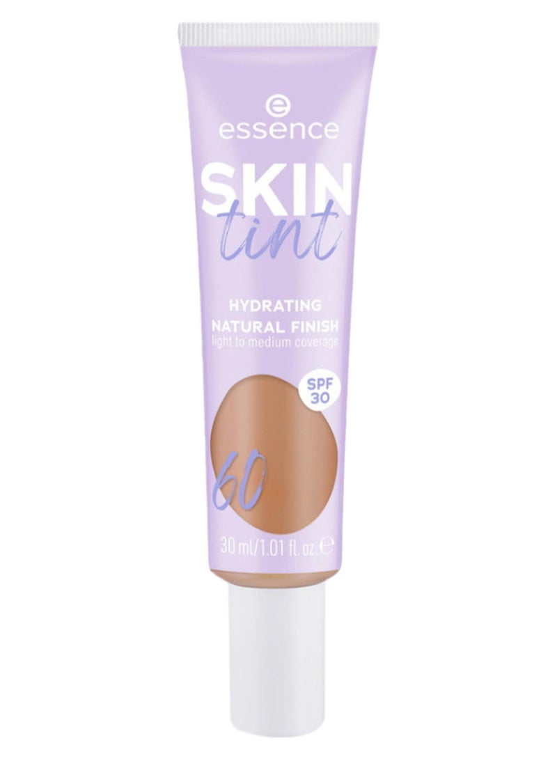 Essence SKIN Tint No.60 | Lightweight Hydrating Face Tint | Light to Medium Coverage | SPF30 Sun Protection | Vegan with Aloe Vera & Hyaluronic Acid | Natural Radiant Finish for All Skin Types | 30 ml Beige - Image 1