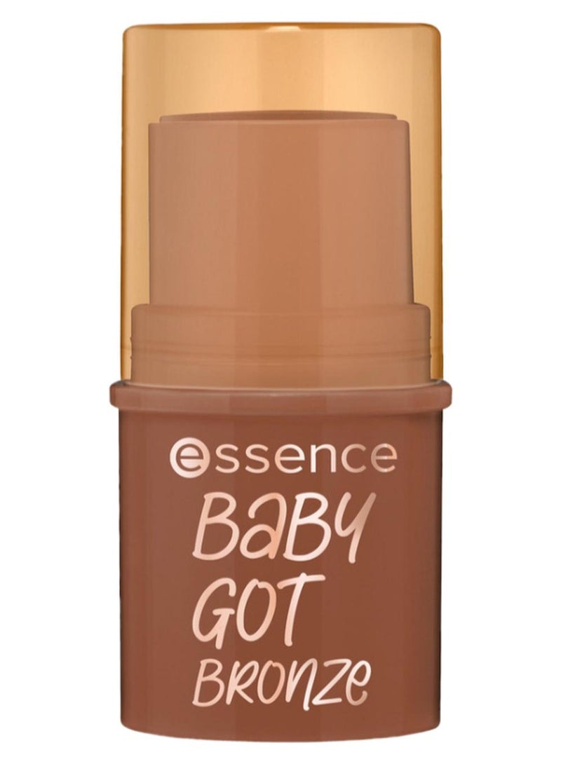 Essence Baby Got Bronze Bronzing Stick | Contour Pen | Shade 40 Hazelnut Hug | Creamy Blendable Bronzer | Sun-Kissed Natural Glow | Vegan & Cruelty-Free | For All Skin Types | 5.5g (Pack of 1) Hazelnut Hug - Image 1
