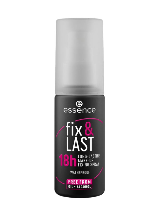 Essence Fix & Last 18H Long-Lasting Make-Up Fixing Spray Clear  - Image 1