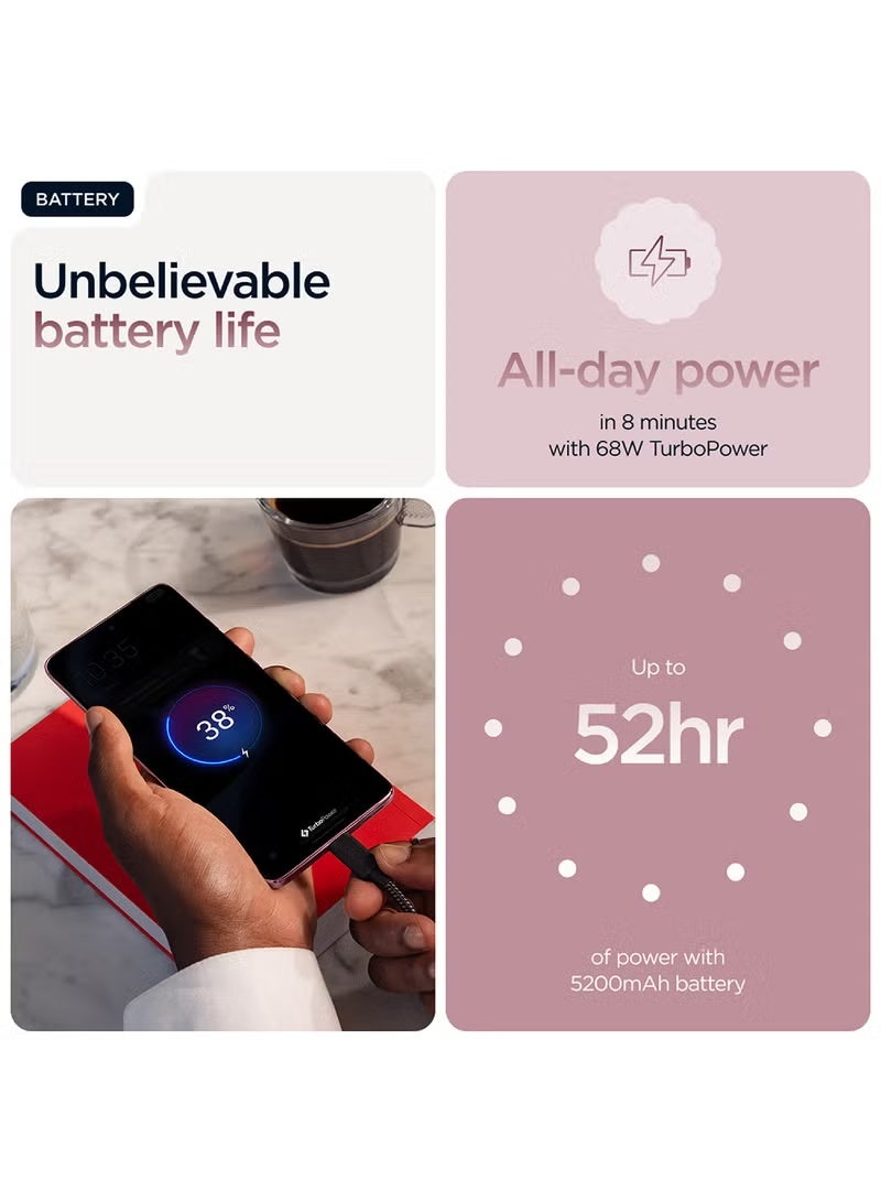 Motorola Edge 60 Fusion 5G Dual SIM Pantone Zephyr 12GB RAM 256GB With Free Gift Moto 68W Charger Turbo - Middle East Version  - Image 3