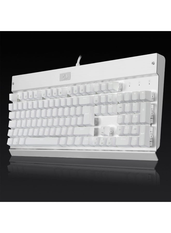 KG010-KN Wired Mechanical Gaming Keyboard , 100% Anti- Ghosting Multiple Keys Can be Pressed Simultaneously , 9 LED Backlit Effects ,Doule-Shot Injection Keycaps with razor sharp lighting and durability against scratching and prolonged use , Compact Mechanical Keyboard Dedicated Arrow Keys, for PC and laptop use in home and office - Brown Switch