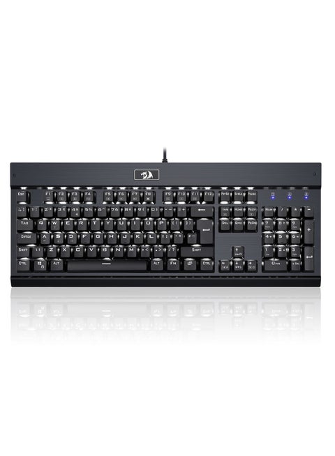 KG010-KN Wired Mechanical Gaming Keyboard , 100% Anti- Ghosting Multiple Keys Can be Pressed Simultaneously , 9 LED Backlit Effects ,Doule-Shot Injection Keycaps with razor sharp lighting and durability against scratching and prolonged use , Compact Mechanical Keyboard Dedicated Arrow Keys, for PC and laptop use in home and office - Brown Switch