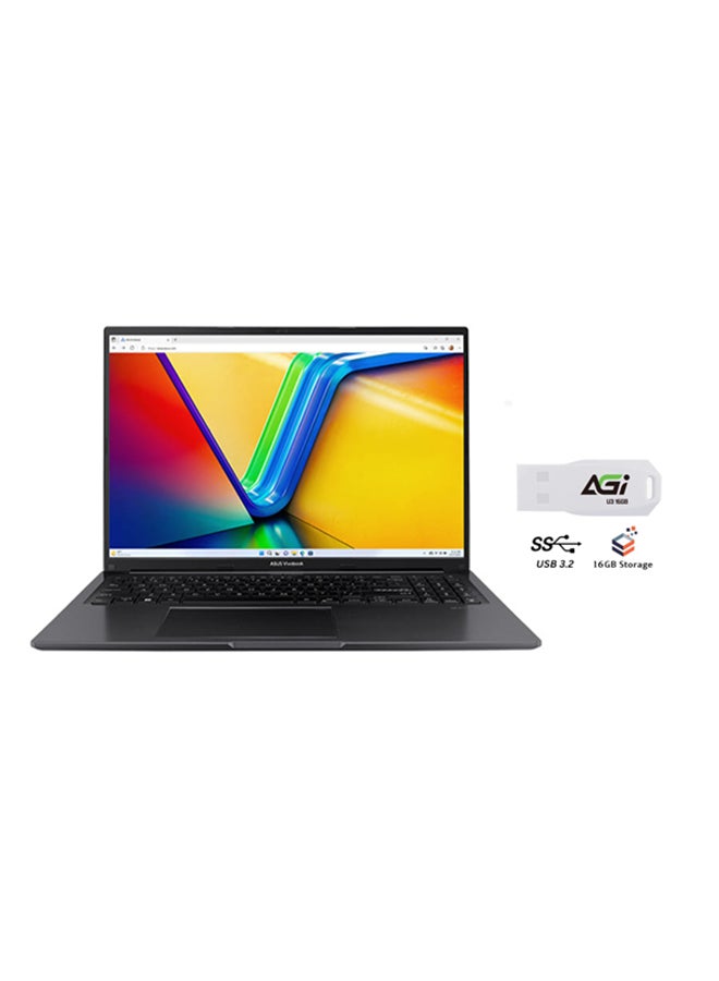 ASUS Vivobook X1605VA-MB325 Laptop (Upgraded Version) With 16-Inch Full HD(1920x1080) Display, Core i9-13900H Processor/32GB RAM/1TB SSD/Intel Iris Xe Graphics/Windows 11+AGI FLASH English/Arabic Black  - Image 1