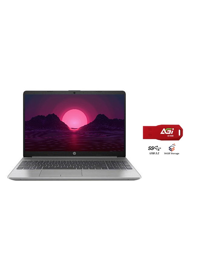 HP 255 G9 (Upgraded Version) Laptop With 15.6-inch Full HD(1920x1080) Display, Ryzen 7-5825U Processor/16GB RAM/512GB SSD/Windows 11/AMD Radeon Vega Graphics+AGI FLASH English/Arabic Asteroid Silver  - Image 1
