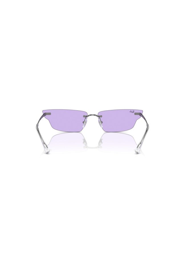 راي بان Unisex IRREGULAR ANH SUNGLASSES- RB 3731 - lense size:63mm - GUNMETAL  - Image 3