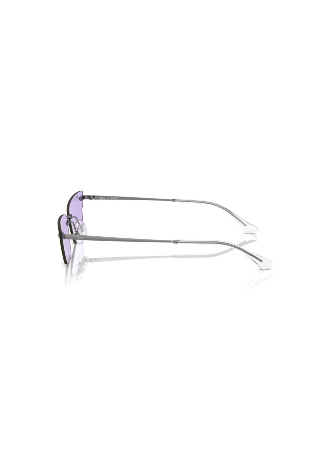 راي بان Unisex IRREGULAR ANH SUNGLASSES- RB 3731 - lense size:63mm - GUNMETAL  - Image 2