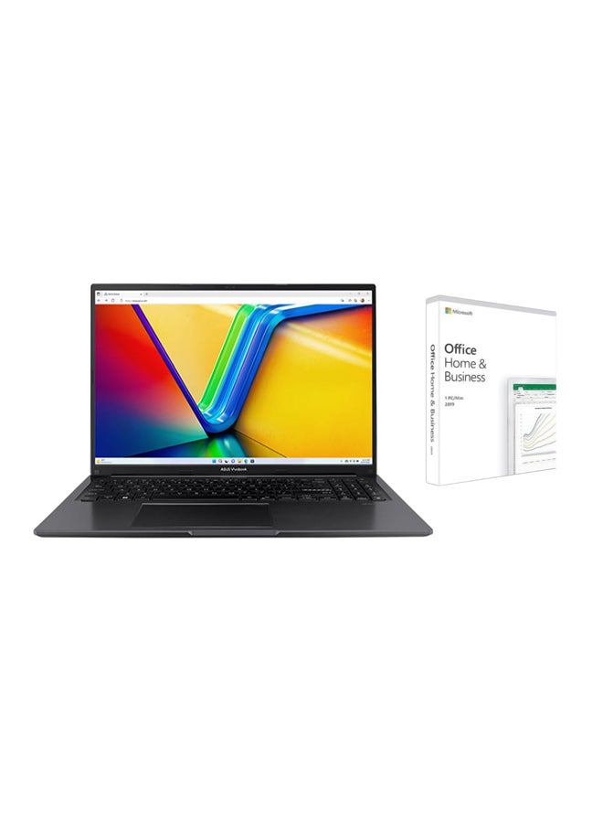 ASUS Vivobook X1605VA-MB325 Laptop (Upgraded Version) With 16-Inch Full HD(1920x1080) Display, Core i9-13900H Processor/32GB RAM/1TB SSD/Intel Iris Xe Graphics/Windows 11+WITH OFFICE 2019 English/Arabic OFFICE 2019 Black  - Image 1