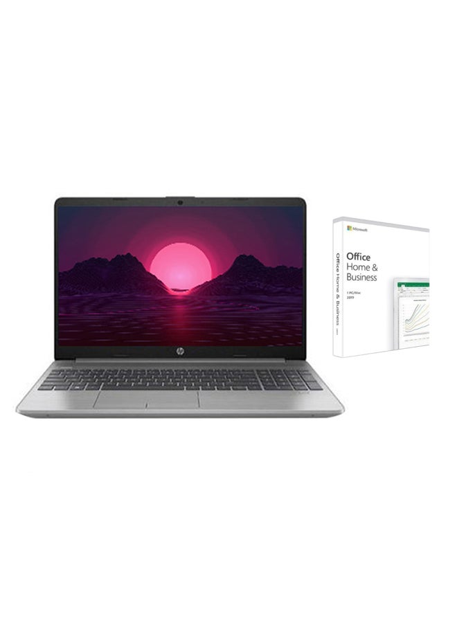 HP 255 G9 (Upgraded Version) Laptop With 15.6-inch Full HD(1920x1080) Display, Ryzen 7-5825U Processor/16GB RAM/512GB SSD/Windows 11/AMD Radeon Vega Graphics+WITH OFFICE 2019 English/Arabic Asteroid Silver  - Image 1