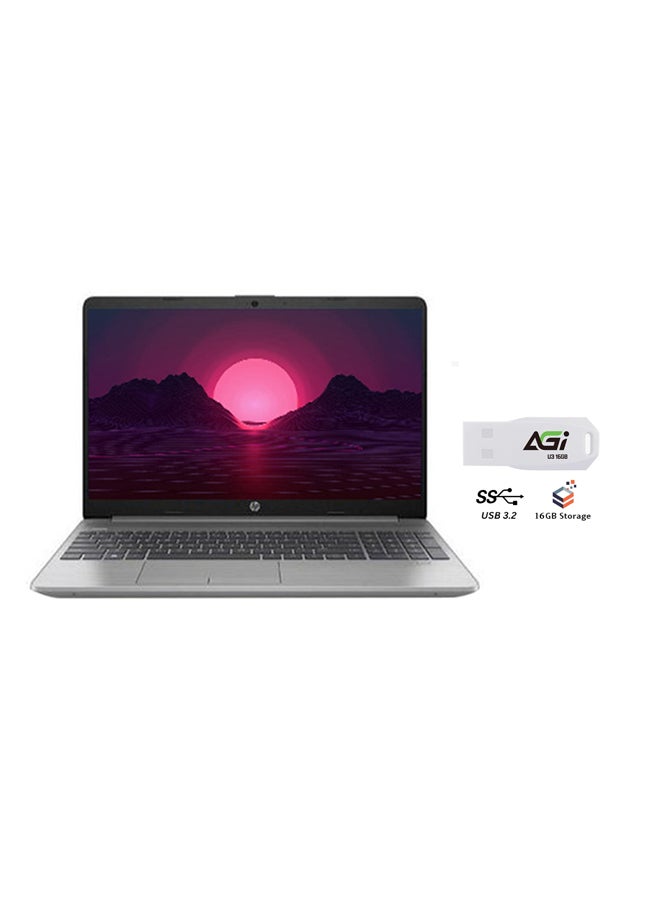 HP 255 G9 (Upgraded Version) Laptop With 15.6-inch Full HD(1920x1080) Display, Ryzen 7-5825U Processor/16GB RAM/512GB SSD/Windows 11/AMD Radeon Vega Graphics+WITH AGI FLASH English/Arabic Asteroid Silver  - Image 1