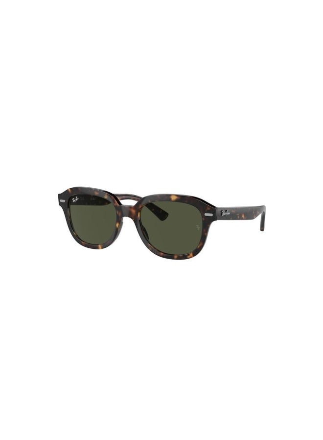 راي بان Unisex SQUARE ERIK SUNGLASSES- RB 4398 - lense size:53mm - HAVANA - Image 1