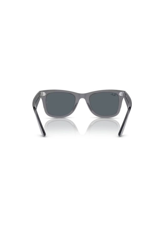 Unisex SQUARE WAYFARER SUNGLASSES- RB 2140 - lense size:50mm - TRANSPARENT GRAY