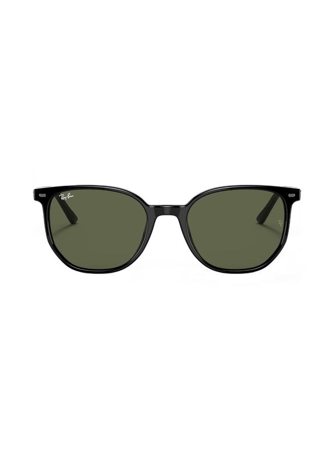 Ray-Ban Unisex SQUARE ELLIOT SUNGLASSES- RB 2197 - lense size:52mm - BLACK - Image 1