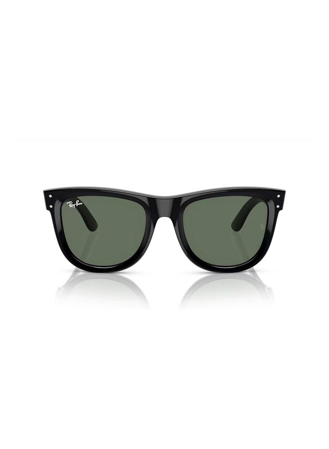Ray-Ban Unisex SQUARE WAYFARER REVERSE SUNGLASSES- RB R0502S - lense size:50mm - BLACK - Image 2