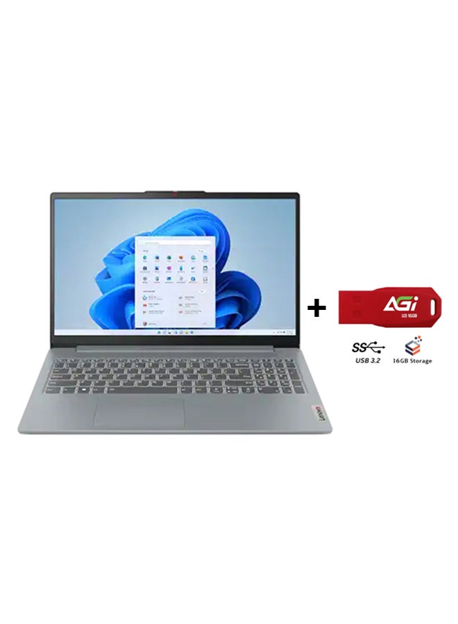 Lenovo IdeaPad Slim3 (Upgraded Version) Laptop With 15.6 Inch Full HD(1920x1080) Display, Core i7-13620H Processor/16GB DDR5/1TB SSD/Intel UHD Graphics/Windows 11+AGI FLASH English/Arabic Arctic Grey - Image 1