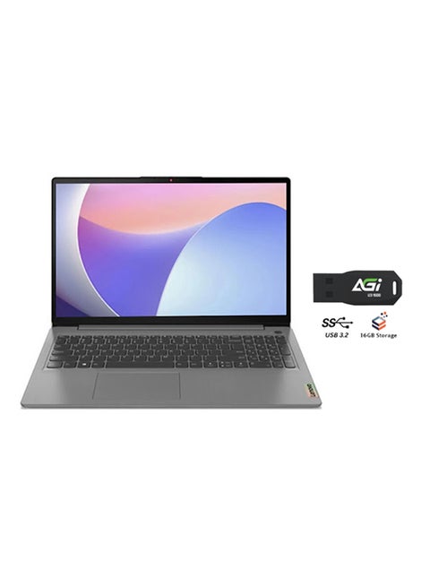 IdeaPad Slim 3 15IRH8 (Upgraded Version) Laptop With 15.6-Inch Full HD(1920X1080) Display, Core i5-13420H Processor/16GB RAM DDR5/512GB SSD/Intel UHD Graphics/Windows 11+AGI FLASH English/Arabic Arctic Grey