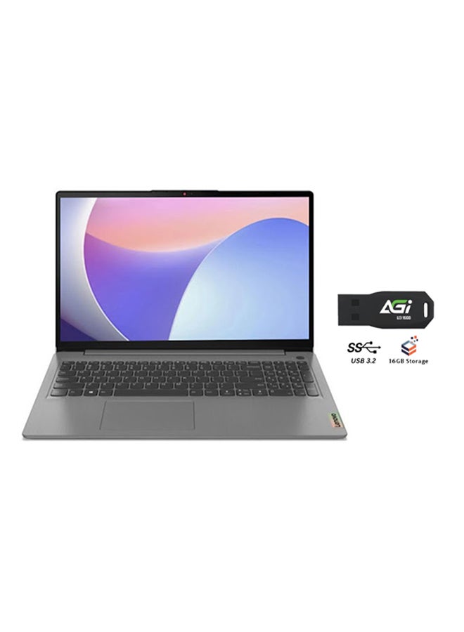 IdeaPad Slim 3 15IRH8 (Upgraded Version) Laptop With 15.6-Inch Full HD(1920X1080) Display, Core i5-13420H Processor/16GB RAM DDR5/512GB SSD/Intel UHD Graphics/Windows 11+AGI FLASH English/Arabic Arctic Grey