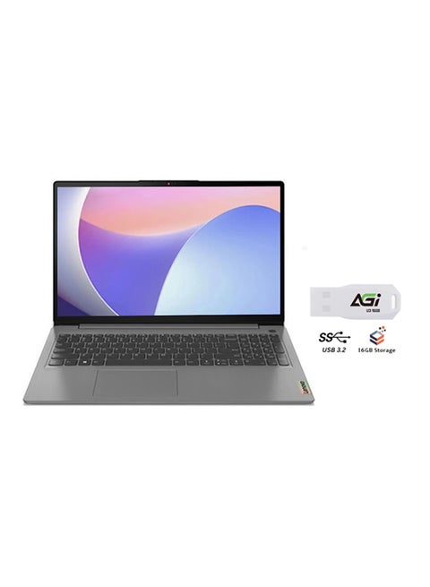 IdeaPad Slim 3 15IRH8 (Upgraded Version) Laptop With 15.6-Inch Full HD(1920X1080) Display, Core i5-13420H Processor/16GB RAM DDR5/512GB SSD/Intel UHD Graphics/Windows 11+AGI FLASH English/Arabic Arctic Grey