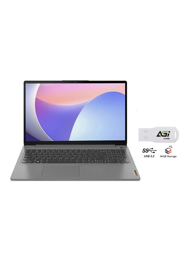 IdeaPad Slim 3 15IRH8 (Upgraded Version) Laptop With 15.6-Inch Full HD(1920X1080) Display, Core i5-13420H Processor/16GB RAM DDR5/512GB SSD/Intel UHD Graphics/Windows 11+AGI FLASH English/Arabic Arctic Grey