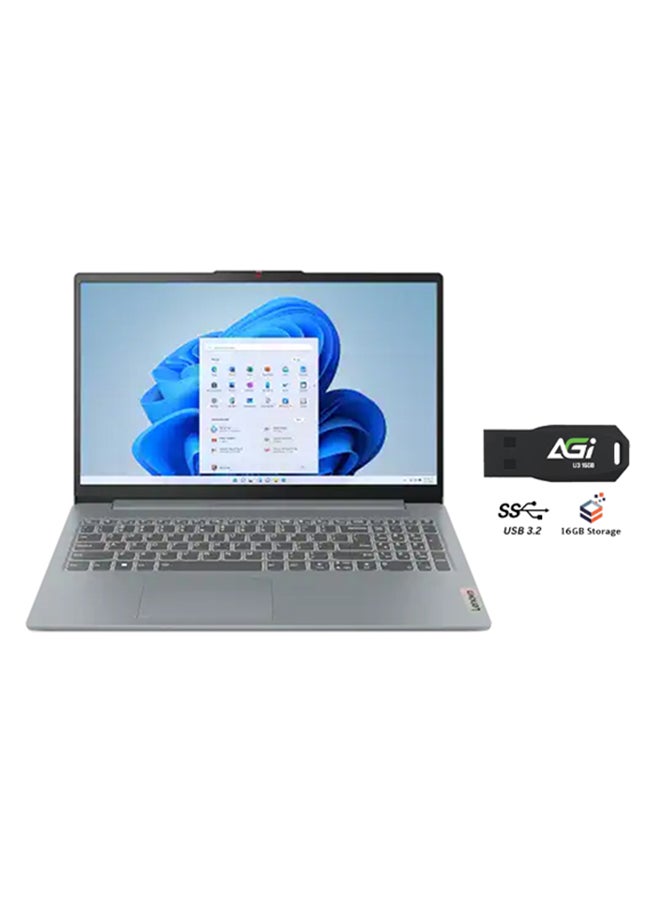 IdeaPad Slim3 (Upgraded Version) Laptop With 15.6 Inch Full HD(1920x1080) Display, Core i7-13620H Processor/16GB DDR5/1TB SSD/Intel UHD Graphics/Windows 11+AGI FLASH English/Arabic Arctic Grey