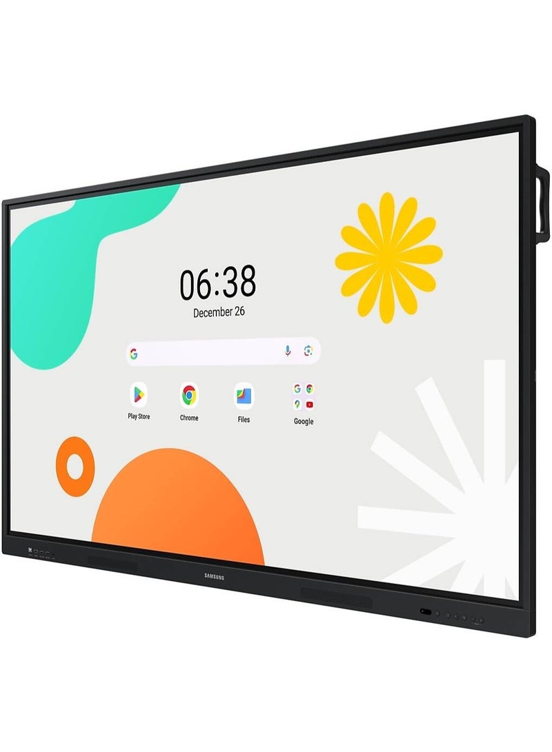Samsung - 65" WAF Series 4K UHD Interactive Display with Android OS & EDLA Certification – LH65WAFWLGCXZA black - Image 1