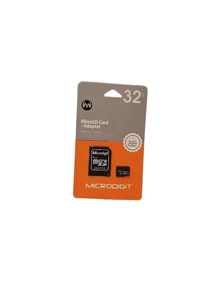 Microdigit Microdigit 32gb Memory Card And Adapter 32 GB  - Image 1