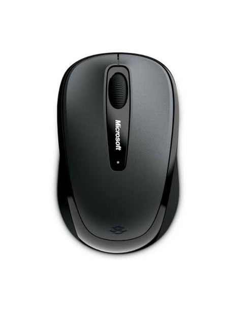 Wireless Optical 3-Button Scroll Wheel Mouse Piano 2000 Black