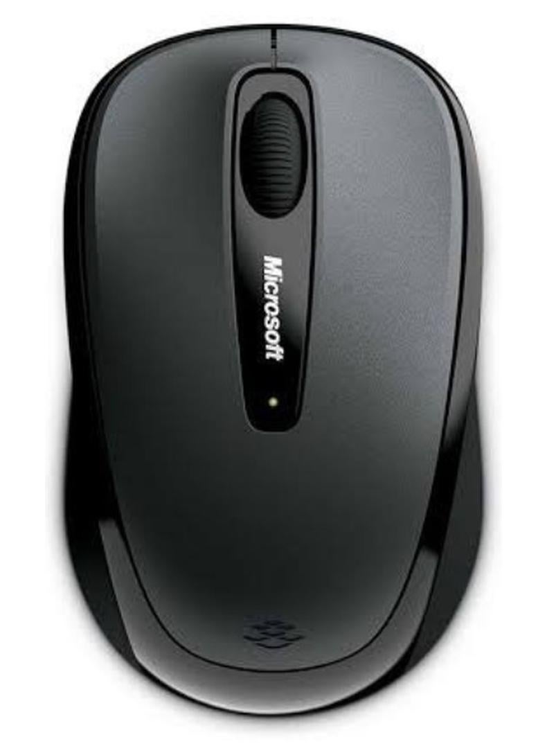 Microsoft Wireless Optical 3-Button Scroll Wheel Mouse Piano 2000 Black - Image 1
