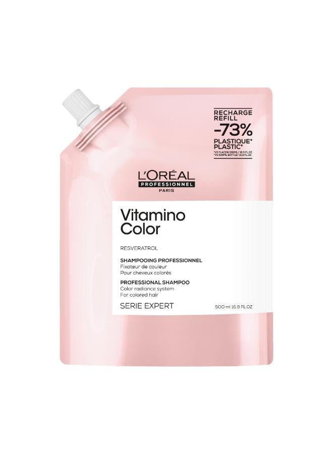 L'Oréal Professionnel Professionnel Vitamino Color Shampoo Refill Pack pink 500ml