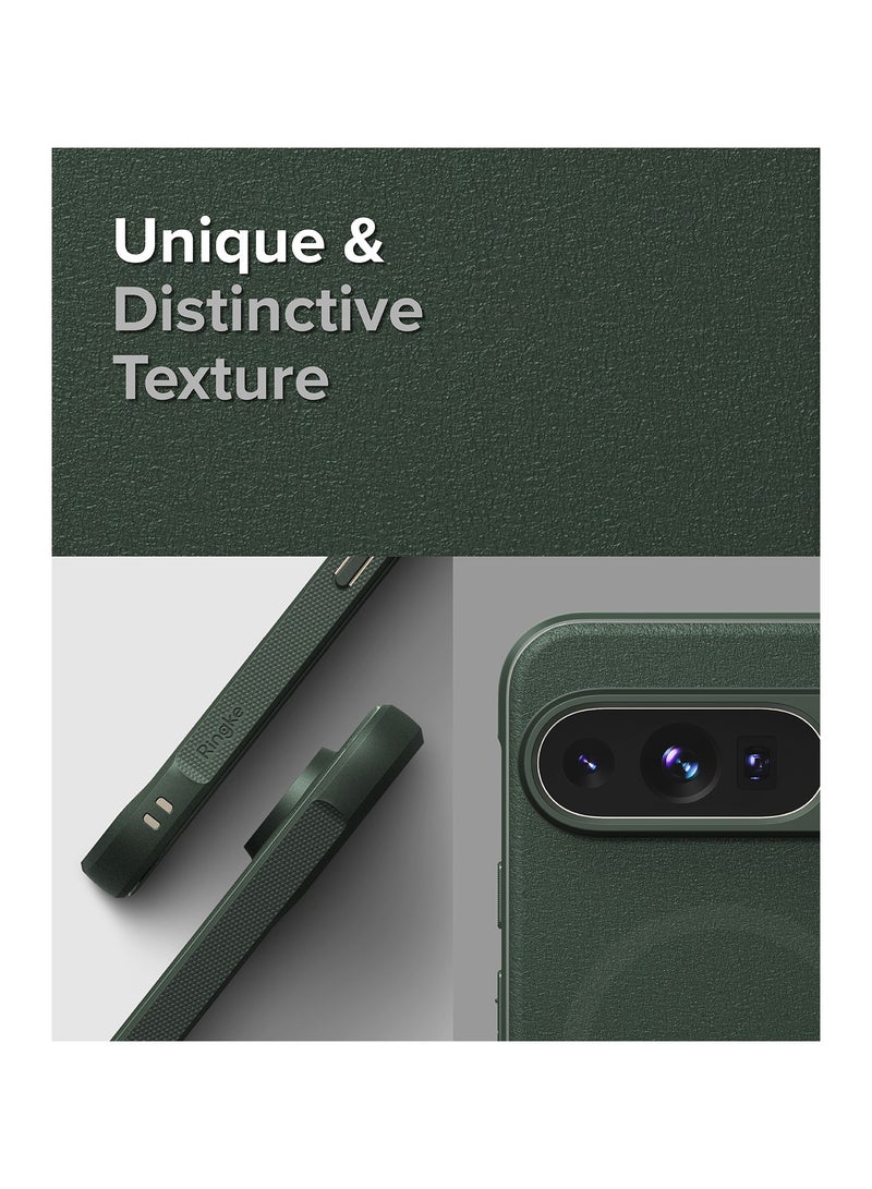 Ringke Onyx Magnetic [Compatible with MagSafe] Designed for Google Pixel 9 Pro Case, Anti-Fingerprint Technology Prevents Oily Smudges Non-Slip Enhanced Grip Precise Cutouts for Camera MAGNETIC DARK GREEN - Image 5
