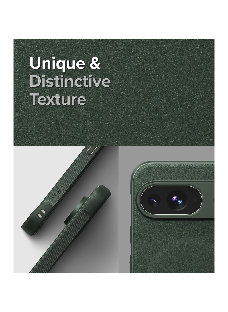 Ringke Onyx Magnetic [Compatible with MagSafe] Designed for Google Pixel 9 Case, Anti-Fingerprint Technology Prevents Oily Smudges Non-Slip Enhanced Grip Precise Cutouts for Camera MAGNETIC DARK GREEN - Image 5