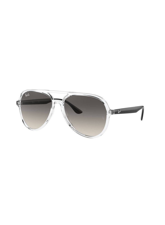 راي بان Unisex PILOT  SUNGLASSES- RB 4376 - lense size:57mm - TRANSPARENT - Image 1