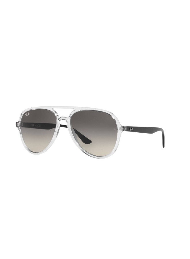 راي بان Unisex PILOT  SUNGLASSES- RB 4376 - lense size:57mm - TRANSPARENT - Image 2