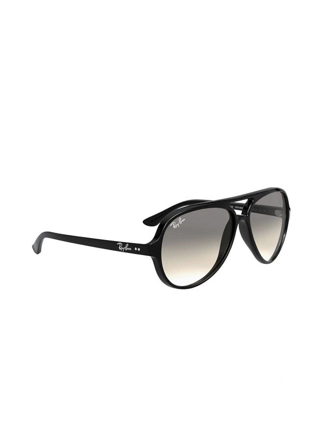 راي بان Men's Man PILOT CATS 5000 SUNGLASSES- RB 4125 - lense size:59mm - BLACK - Image 3