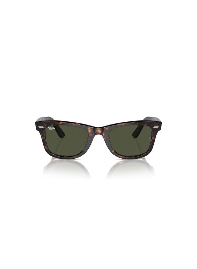 Ray-Ban Unisex SQUARE WAYFARER SUNGLASSES- RB 2140 - lense size:50mm - TORTOISE  - Image 3