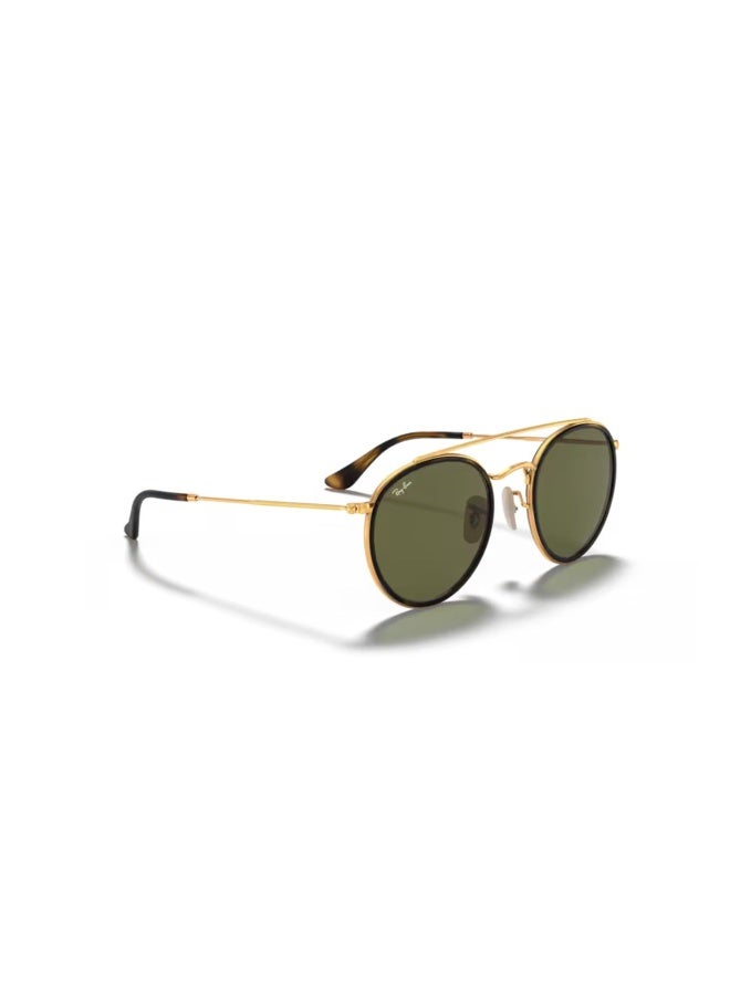 راي بان Unisex ROUND  SUNGLASSES- RB 3647N - lense size:51mm - ARISTA - Image 4