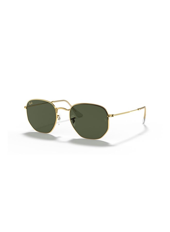 Ray-Ban Unisex IRREGULAR HEXAGONAL SUNGLASSES- RB 3548 - lense size:51mm - LEGEND GOLD - Image 1