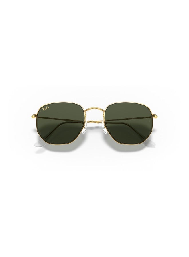 Ray-Ban Unisex IRREGULAR HEXAGONAL SUNGLASSES- RB 3548 - lense size:51mm - LEGEND GOLD - Image 2