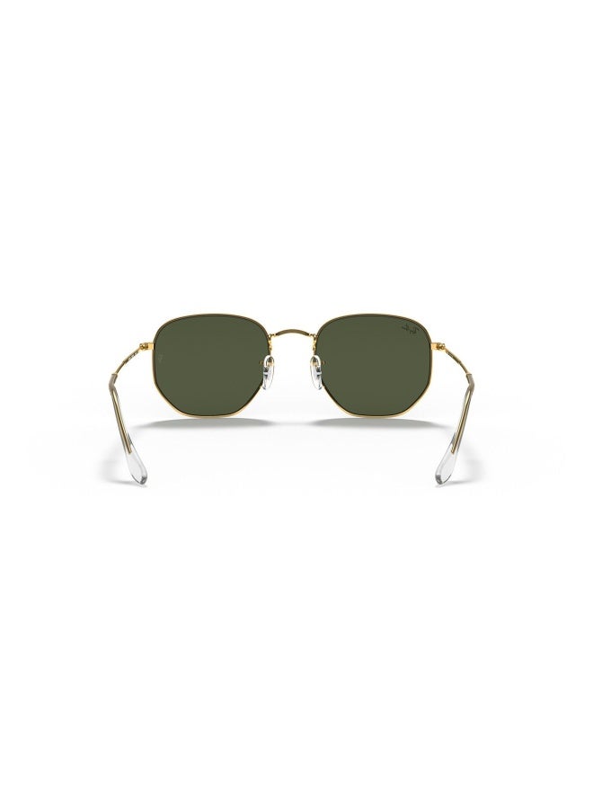 Ray-Ban Unisex IRREGULAR HEXAGONAL SUNGLASSES- RB 3548 - lense size:51mm - LEGEND GOLD - Image 5