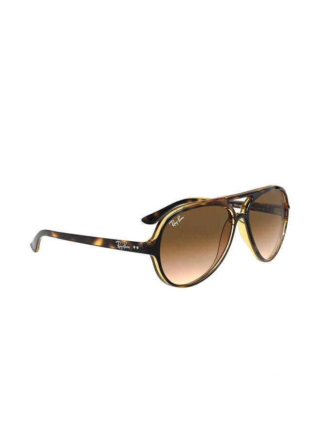 راي بان Men's Man PILOT CATS 5000 SUNGLASSES- RB 4125 - lense size:59mm - LIGHT HAVANA - Image 3