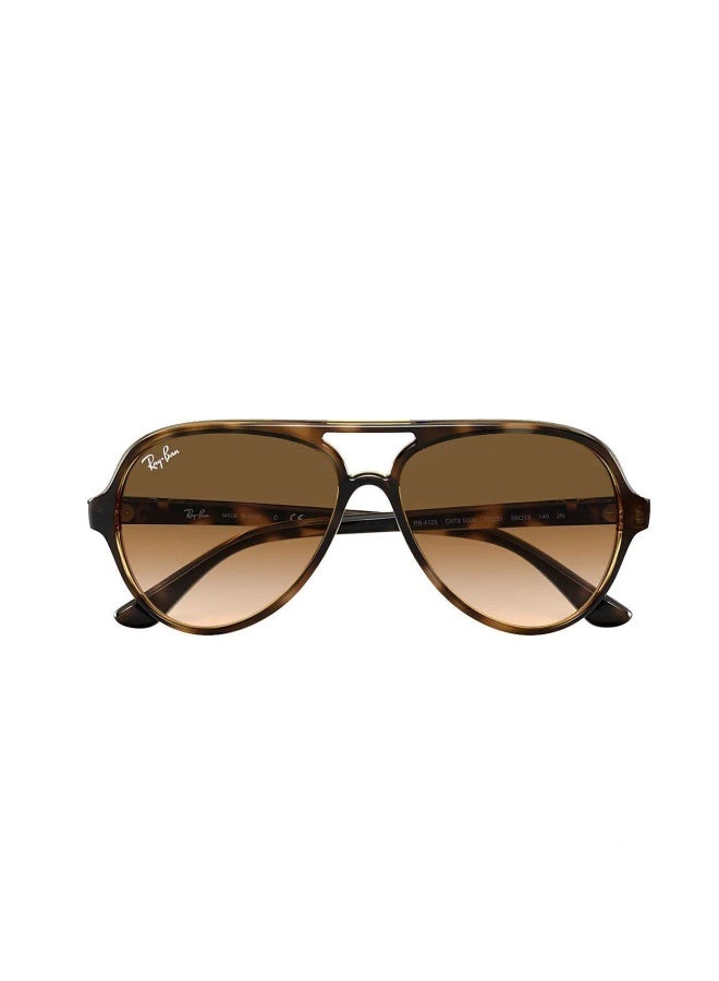 راي بان Men's Man PILOT CATS 5000 SUNGLASSES- RB 4125 - lense size:59mm - LIGHT HAVANA - Image 2
