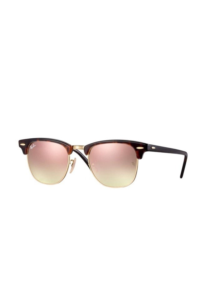 Unisex SQUARE CLUBMASTER SUNGLASSES- RB 3016 - lense size:49mm - RED HAVANA