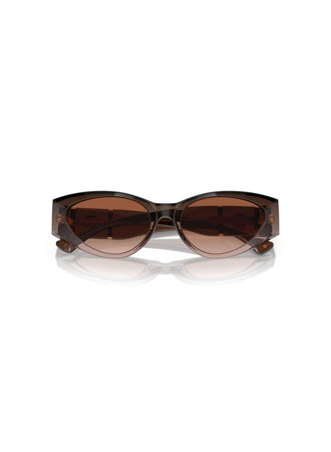 VERSACE Women's Woman CAT EYE  SUNGLASSES- VE 4454 - lense size:55mm - BROWN TRANSPARENT GRADIENT - Image 4
