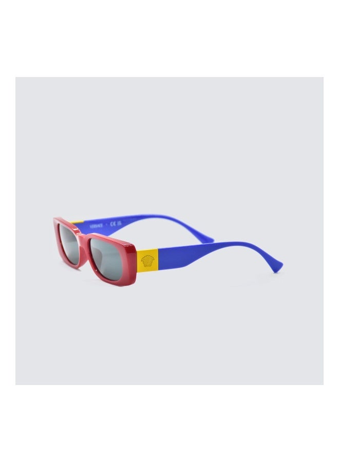 VERSACE KIDS Unisex RECTANGLE  SUNGLASSES- VK 4003U - lense size:47mm - RED - Image 3