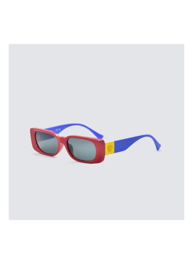 VERSACE KIDS Unisex RECTANGLE  SUNGLASSES- VK 4003U - lense size:47mm - RED - Image 2