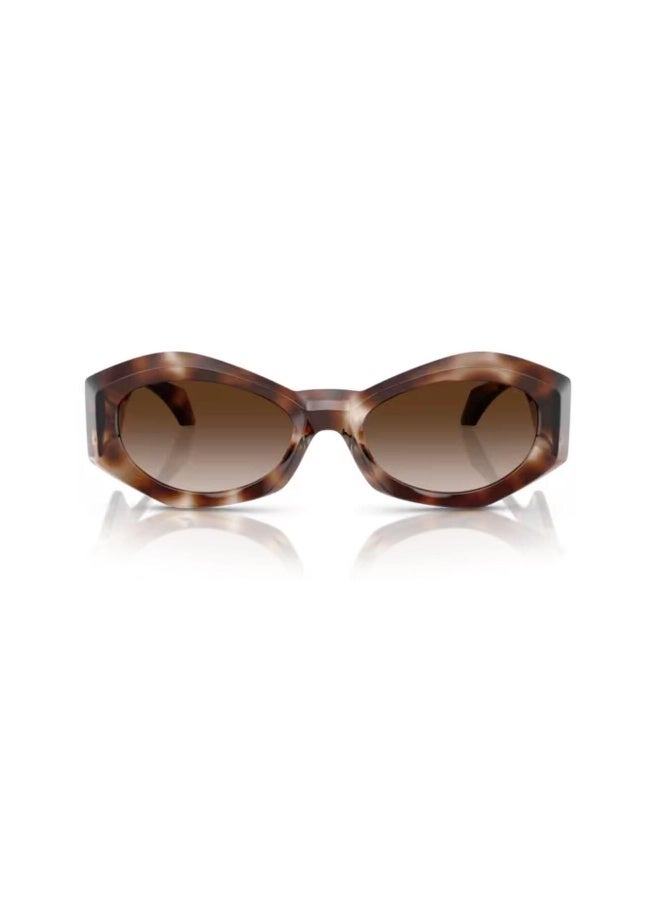 VERSACE Women's Woman IRREGULAR  SUNGLASSES- VE 4466U - lense size:54mm - HAVANA - Image 2