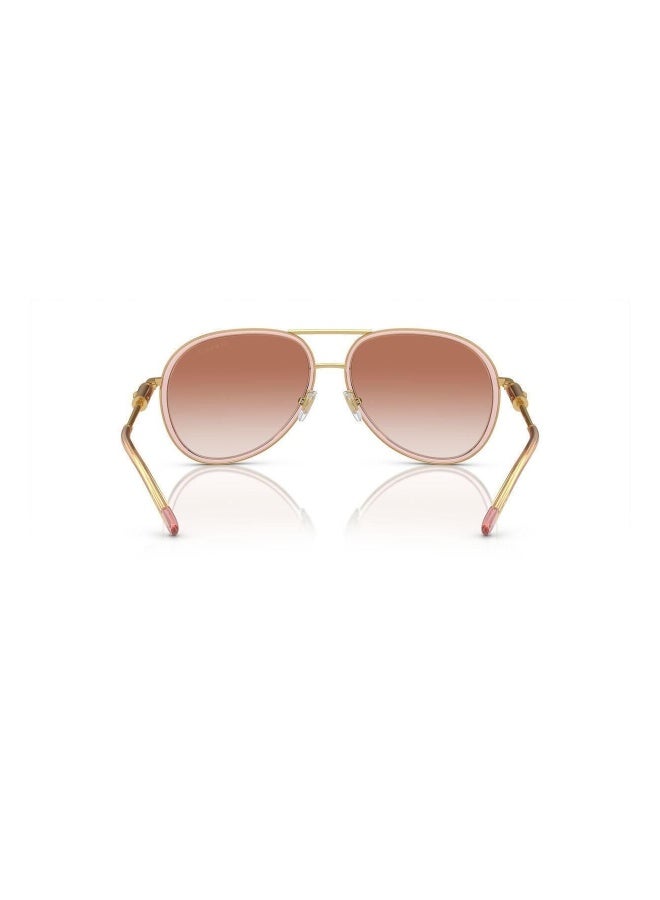 VERSACE Women's Woman PILOT  SUNGLASSES- VE 2260 - lense size:60mm - BROWN TRANSPARENT - Image 3